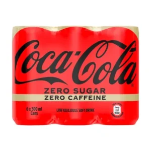 Coca-Cola Zero Sugar Zero Caffeine 300ml - 6 Pack