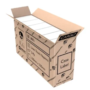 Dinu Professional Linen Napkins 330 x 330mm 2 Ply White - Box 800