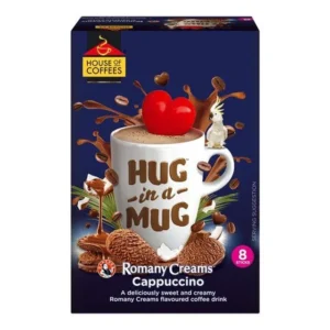 House Of Coffees Hug In A Mug Romany Creams Cappuccino - Box 8_1