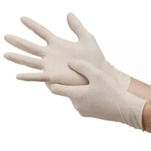 Medic Disposable Examination Gloves Latex Powdered Medium - Box 100_1