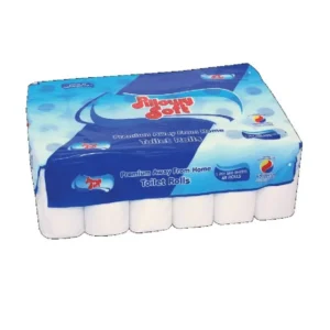 Pillowy Soft Toilet Paper 1 Ply 500 Sheets - Pack 24 x 2