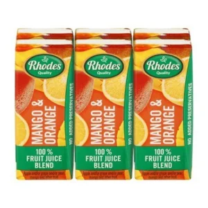 Rhodes Mango & Orange Juice 200ml - 6 Pack