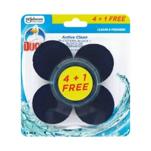 Toilet Duck 3-In-1 Active Clean In-Cistern Block 5 x 45g