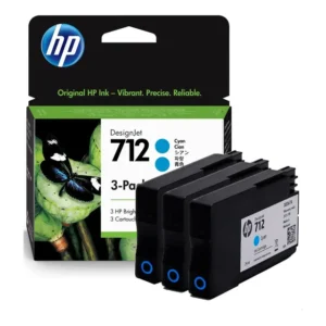 3ED77A-HP 712 Ink Cartridge 29ml Pack 3 - Cyan (2)