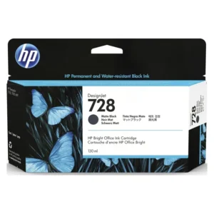 HP 728 Ink Cartridge 130ml - Matte Black