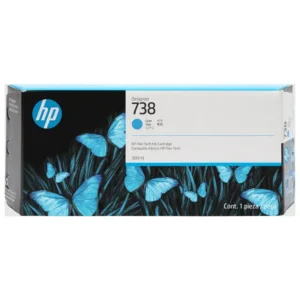 HP 738M Ink Cartridge 300ml - Cyan