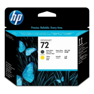 HP 72 Printhead - Matte Black and Yellow