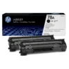 HP 36A Toner Cartridge Dual Pack - Black