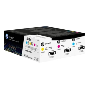 CF252XM-HP 410X Toner Cartridge Tri-Pack - Cyan Magenta Yellow (3)