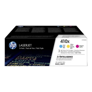 CF252XM-HP 410X Toner Cartridge Tri-Pack - Cyan Magenta Yellow (4)