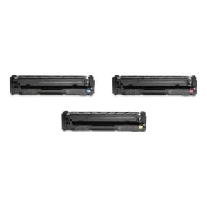 CF253XM-HP 201X Toner Cartridge Tri-Pack - Cyan Magenta Yellow (1)