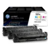 HP 410X Toner Cartridge Tri-Pack - Cyan / Magenta / Yellow