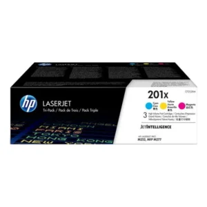 CF253XM-HP 201X Toner Cartridge Tri-Pack - Cyan Magenta Yellow (3)