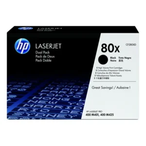CF280XD-HP 80X Toner Cartridge Dual Pack - Black (3)