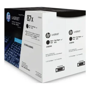 CF287XD-HP 87X Toner Cartridge Dual Pack - Black (3)