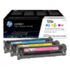 HP 312A Toner Cartridge Tri-Pack - Cyan / Magenta / Yellow
