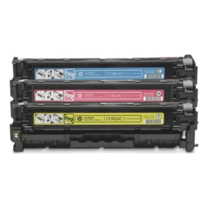 CF440AM-HP 312A Toner Cartridge Tri-Pack - Cyan Magenta Yellow (3)