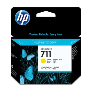 HP 711 Ink Cartridge 29ml 3 Pack - Yellow