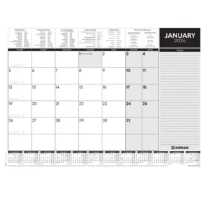 Donau A2 Desk Calendar Pad 2026