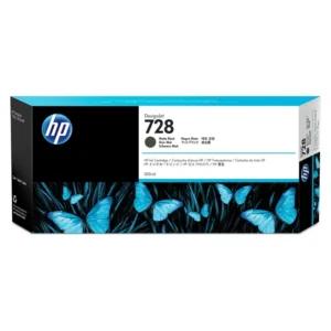 HP 728 Ink Cartridge 300ml - Matte Black