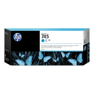 F9K03A-HP 745 Ink Cartridge 300ml - Cyan