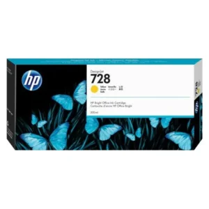 HP 728 Ink Cartridge 300ml - Yellow