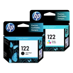 HP 122 Ink Cartridges - Black-Tri-Colour