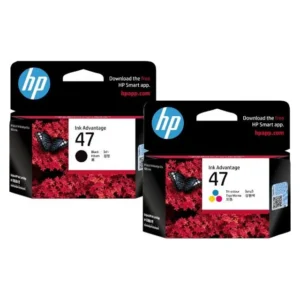 HP 47 Ink Cartridge - Black-Tri-Colour_1