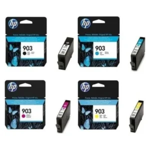 HP 903 Ink Cartridges-Black-Cyan-Magenta-Yellow
