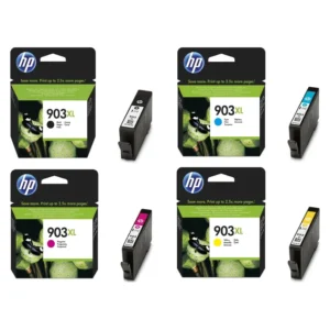 HP 903XL Ink Cartridges-Black-Cyan-Magenta-Yellow