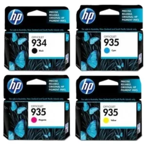 HP 934-935 Ink Cartridges-Black-Cyan-Magenta-Yellow