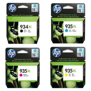 HP 934XL 935XL Ink Cartridges-Black-Cyan-Magenta-Yellow