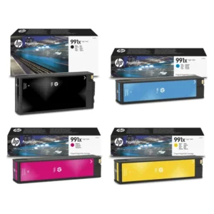 HP 991X PageWide Ink Cartridges-Black-Cyan-Magenta-Yellow