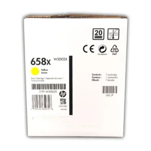 W2002X-HP 658X Toner Cartridge - Yellow(8)