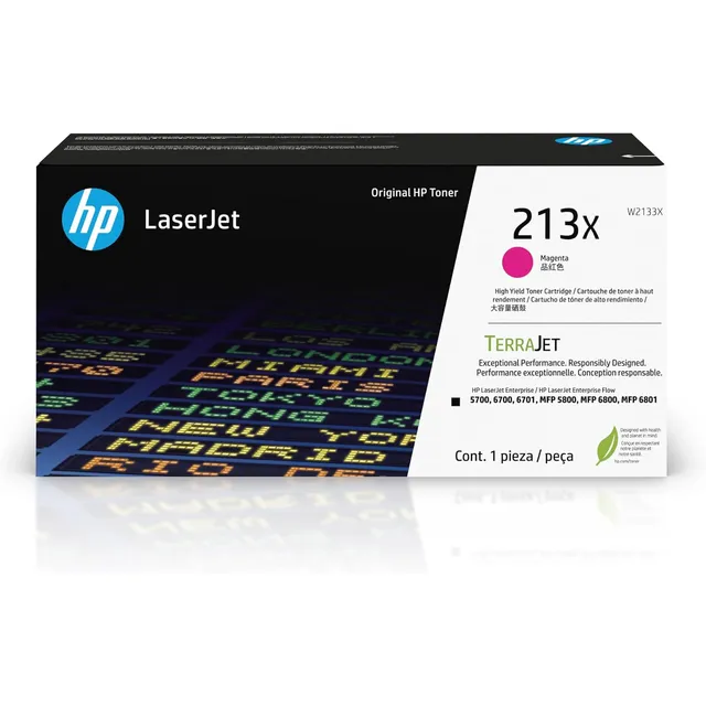 HP 213X Toner Cartridge - Magenta