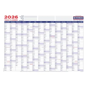 Donau A1 Wall Year Planner With Marker 2026