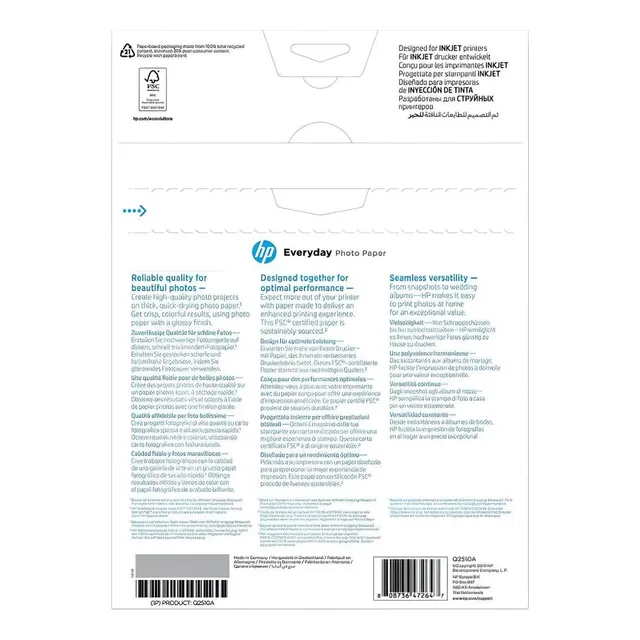 HP A4 Everyday Photo Paper Glossy 200gsm - 100 Sheets