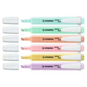 275-8-08-1-Stabilo Swing Cool Highlighters - Pastel Wallet 8 (2)