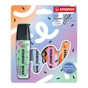 Stabilo Boss Original Highlighters - Wallet 4 By Ju Schnee