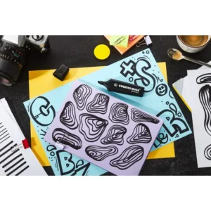 70-46-Stabilo Boss Original Marker - Black (1)