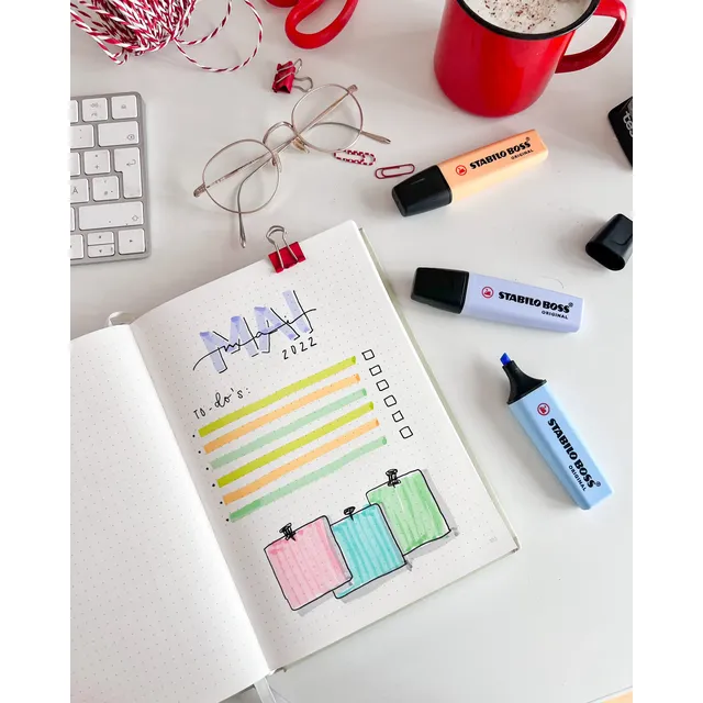 Stabilo Boss Original Highlighters - Pastel Wallet 8