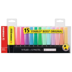 Stabilo Boss Original Highlighters - Desk Set 15
