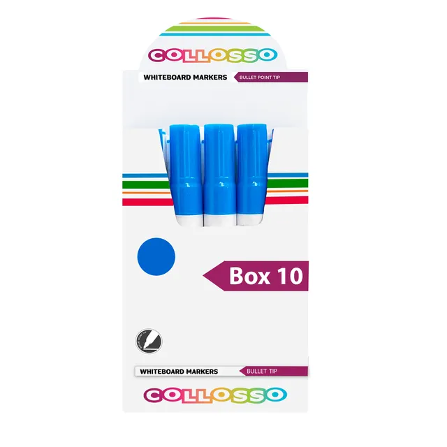 Collosso Whiteboard Marker Bullet Point - Light Blue