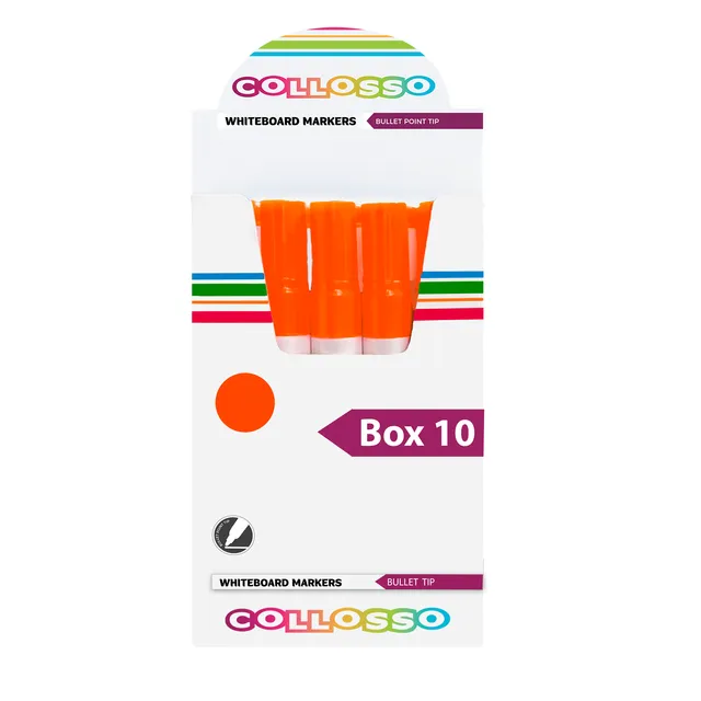 Collosso Whiteboard Marker Bullet Point - Orange