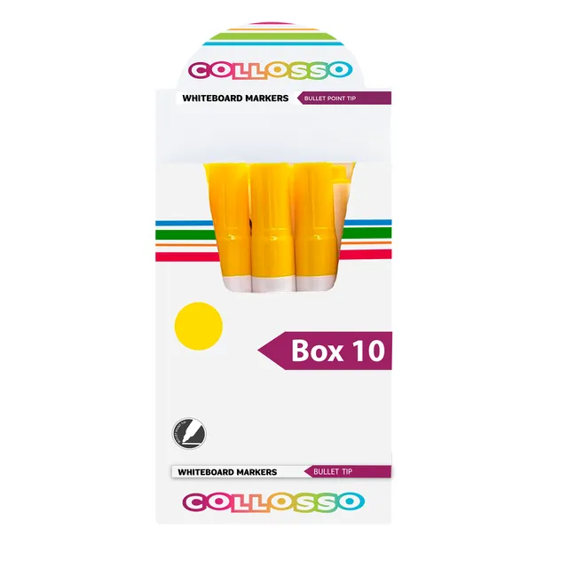 Collosso Whiteboard Marker Bullet Point - Yellow