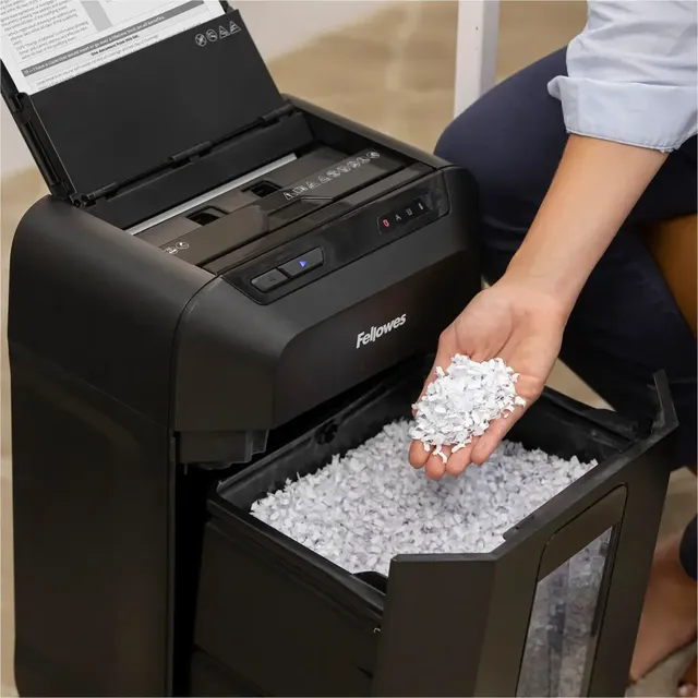 Fellowes Automax 80M Mini Cut P4 Paper Shredder - 80 Sheet