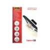 Fellowes Capture 125 Laminating Pouches 250 Micron (125+125) - 54 x 86mm Gloss Pack 100