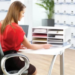 44758-Bankers Box System Series Desktop Sorter - 8 Compartments.B