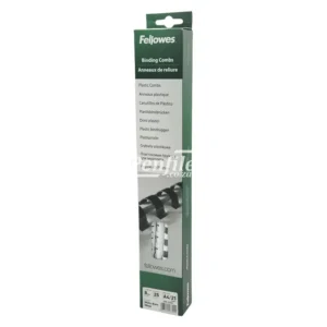 5330403-Fellowes Binding Combs Round 40 Sheet 8mm - White Box 25 (2)