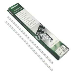 Fellowes Binding Combs Round 40 Sheet 8mm - White Box 25